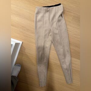 Zara Faux Suede Leggings